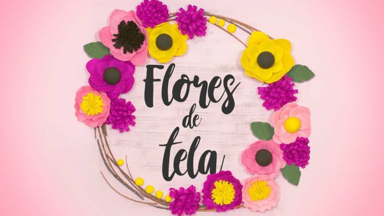 DIY: Flores de tela (fieltro)