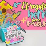 DIY: HERMOSA cajita explotada FLORAL para mamá - DÍA DE LAS MADRES