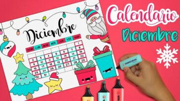 DIY: Haz tu Calendario NAVIDEÑO de DICIEMBRE Kawaii - Especial de #NAVIDAD