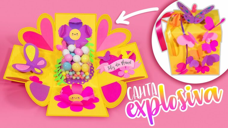 DIY: La Cajita EXPLOSIVA mas HERMOSA para mamá - ESPECIAL DEL DÍA DE LAS MADRES