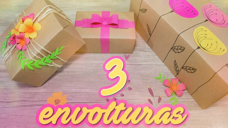 DIY: Las ENVOLTURAS para regalos mas lindas | ESPECIAL PARA MAMÁ