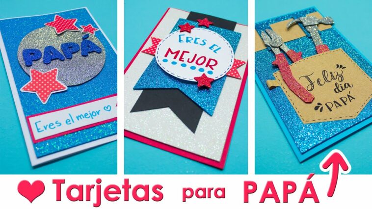 DIY: Las TARJETAS mas LINDAS de ULTIMO MOMENTO para PAPÁ - ESPECIAL DÍA DEL PADRE