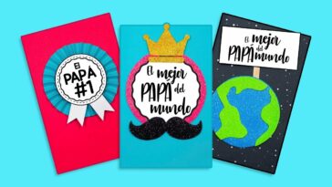 DIY: Las tarjetas mas lindas para PAPÁ - DÍA DEL PADRE