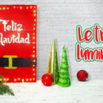 DIY: Letrero LUMINOSO navideño - ESPECIAL DE NAVIDAD