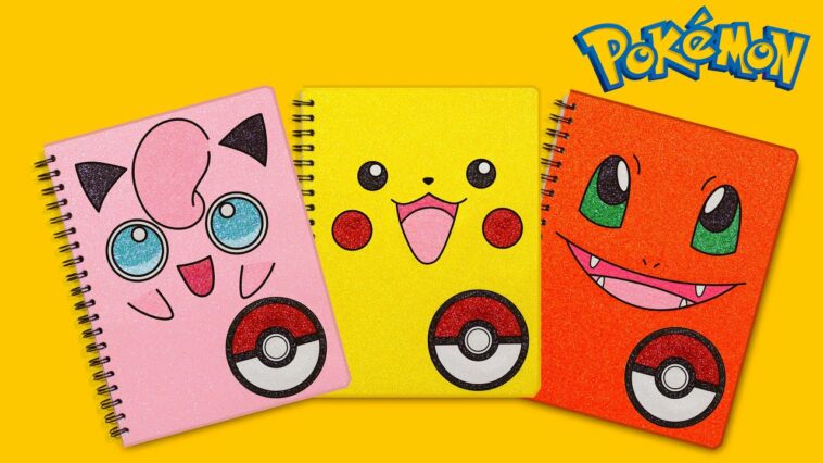 DIY: Libretas POKEMON - REGRESO A CLASES