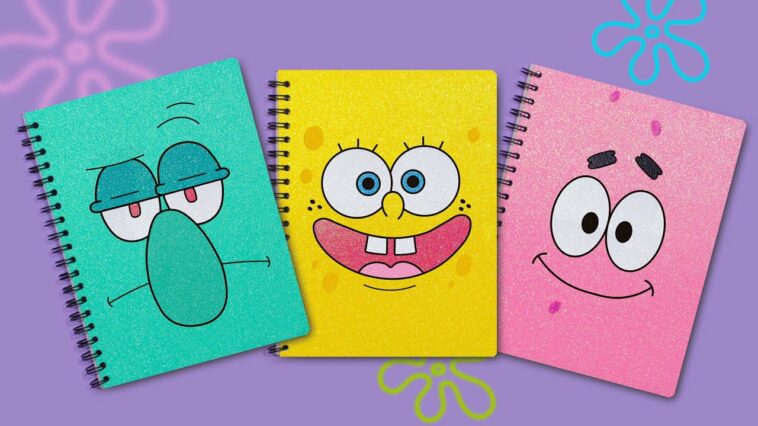 DIY: Libretas de BOB ESPONJA - REGRESO A CLASES