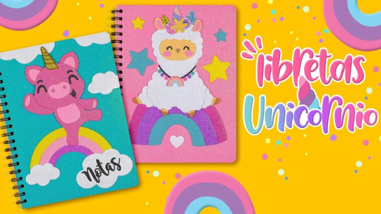 DIY: Libretas de CERDICORNIO Y LLAMACORNIO - REGRESO A CLASES