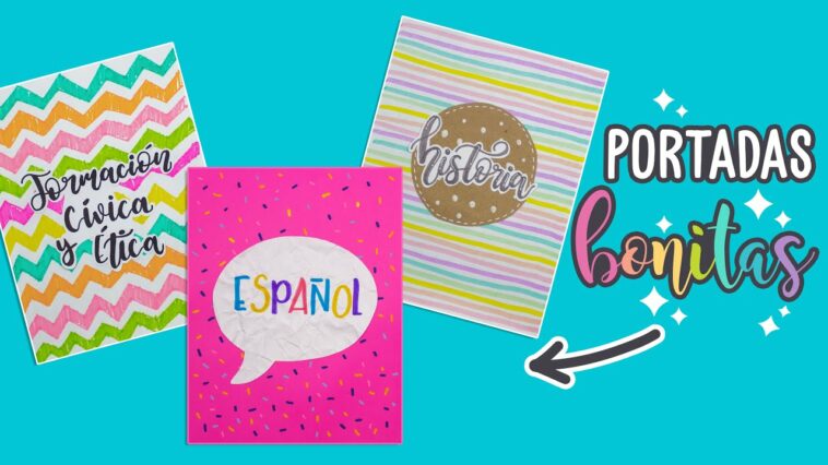 DIY: Portadas BONITAS para tus materias - ESPECIAL DE REGRESO A CLASES