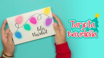 DIY: Tarjeta Luces Navideñas de Gis Pastel - ESPECIAL DE NAVIDAD