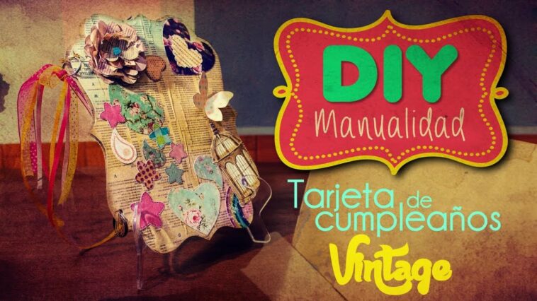 DIY: Tarjeta de cumpleaños vintage