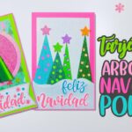 DIY: Tarjetas Navideñas de arbolito pop - ESPECIAL DE NAVIDAD