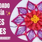 EASY FLOWERS FANTASY EMBROIDERY | BORDADO FANTASÍA FLORES PUNTADA FÁCIL