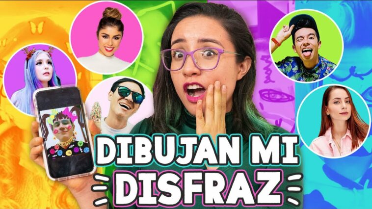 ESTOS YOUTUBERS DIBUJAN MIS LOOKS DE HALLOWEEN ?  Disfraces Craftingeek