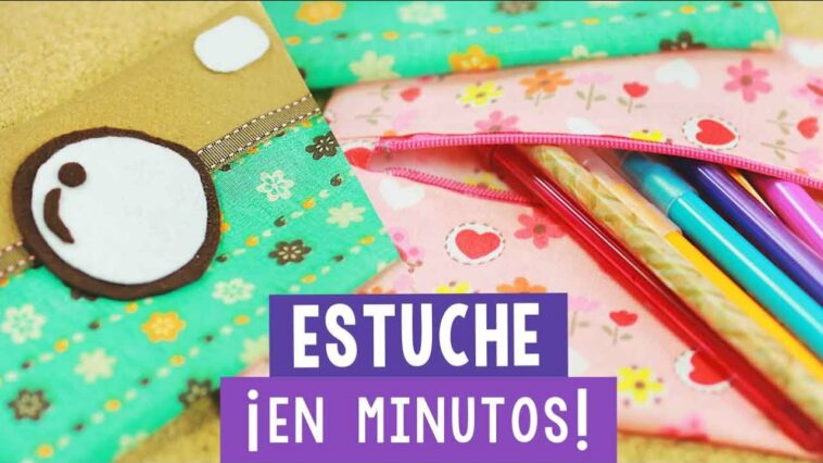 Estuche para lápices ¡MÁS FÁCIL IMPOSIBLE! SIN COSER - Lapicera ✎ Craftingeek