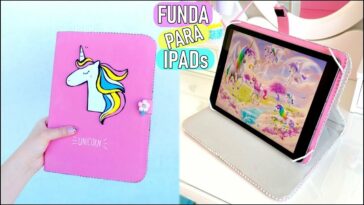 FUNDA PARA IPAD UNICORNIO - IDEAS CON DESECHOS DE CARTÓN - HAZLO TU MISMO