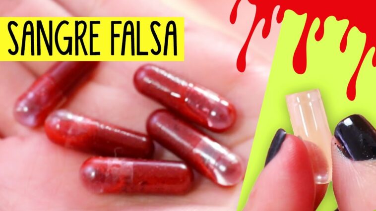 HAZ CÁPSULAS DE SANGRE FALSA COMESTIBLE Y MÁS IDEAS ✎ Craftingeek