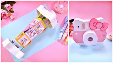 HAZLO TÚ MISMO MINI ÁLBUM INSTAX DE FOTOS DE HELLO KITTY - ORIGAMI – IDEAS DE REGALO PARA BFFs