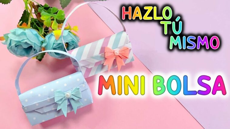 HAZLO TÚ MISMO Mini Bolsa de Papel - CARTERA de Papel