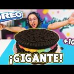 HICE una OREO GIGANTE de ARCOIRIS con 1000 galletas ??  Craftingeek ✄ Craftingeek