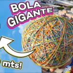 HICE una PELOTA DE LIGAS GIGANTE!! *La aventé desde aquí* ? ✄ Craftingeek