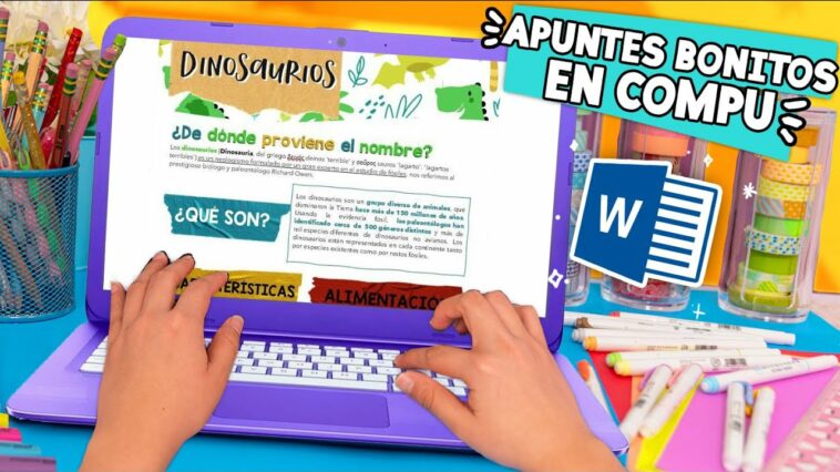 Haz APUNTES BONITOS en tu COMPU ? ¡FÁCIL! ✄ Craftingeek