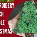 How to EMBROIDERY a CHRISTMAS tree | Árbol navideño BORDADOS con AGUJA MÁGICA PUNCH NEEDLE