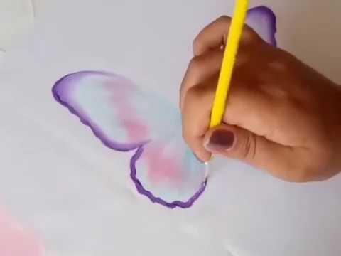 How to Paint Butterflies / Paintings for Beginners