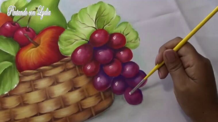 How to Paint Grapes / Como Pintar Uvas Moradas