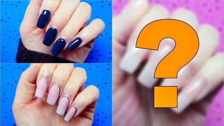 INCREÍBLE TRANSFORMACIÓN DE UÑAS Cómo quitar las uñas de POLI GEL sin una máquina- Manicura completa