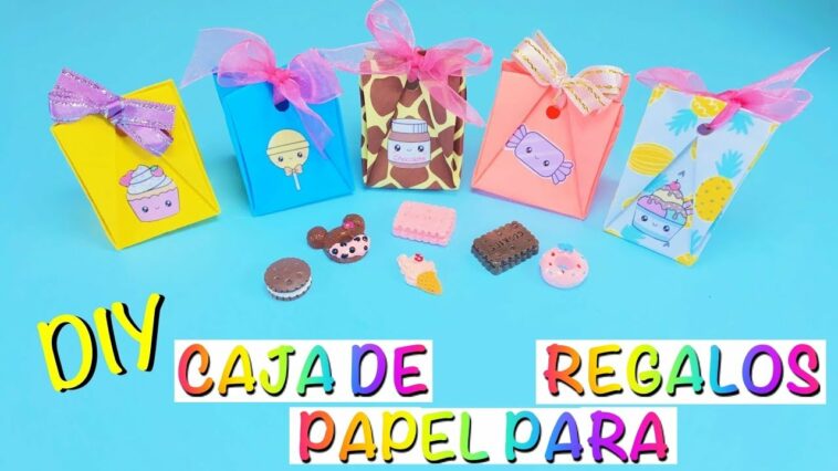 Ideas Hazlo Tú Mismo - CAJA LINDA DE PAPEL PARA TUS REGALOS-IDEAS INCREÍBLES CON PAPEL