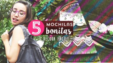 Ideas fáciles para decorar tu mochila o bolsa ✎ Craftingeek