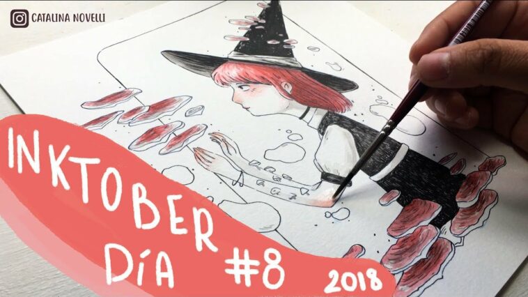 Inktober Dia 8 ⎢Un poco de mi experiencia