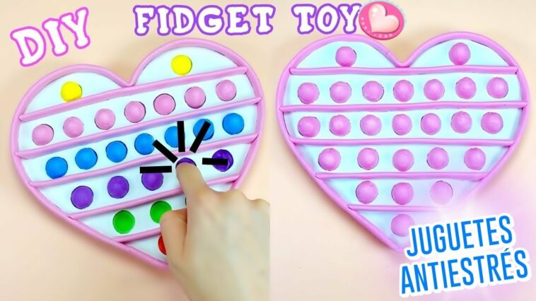 JUGUETES ANTIESTRÉS EN FORMA DE CORAZÓN - HAZLO TÚ MISMO: TIKTOK VIRAL FIDGET TOY