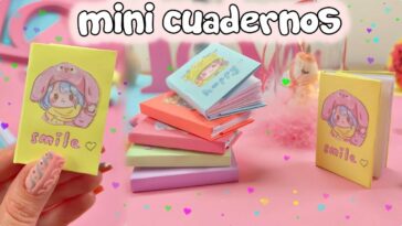 LINDOS MINI CUADERNOS- INCREÍBLES IDEAS ARTESANÍAS DE PAPEL- Trucos Regreso al Colegio