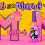 Letra 3D PORTA-FOTOS para MAMÁ - ESPECIAL DEL DIA DE LA MADRES