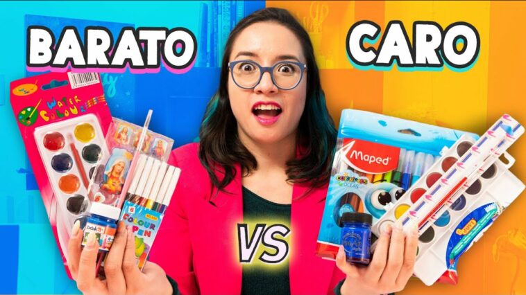 MATERIAL de  MANUALIDADES BARATO vs CARO ? ¿Cuál es mejor? ✄ Craftingeek