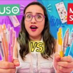 MINISO vs MUMUSO ? ¿CUAL ES MEJOR? *Batalla Épica de papelería bonita* ✂️ Craftingeek