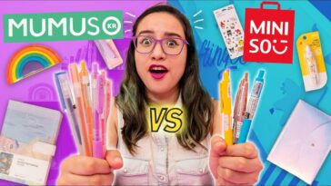 MINISO vs MUMUSO ? ¿CUAL ES MEJOR? *Batalla Épica de papelería bonita* ✂️ Craftingeek