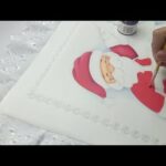 Manualidades Navideñas Como Pintar Un Santa En Un Cojín