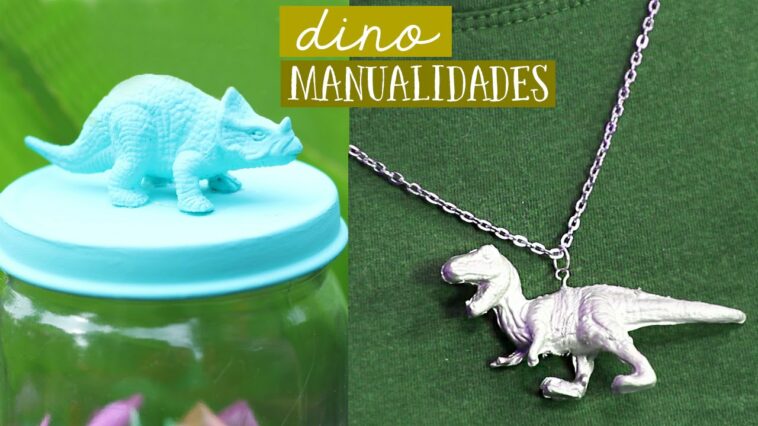 Manualidades con dinosaurios de plástico ✂️ Craftingeek