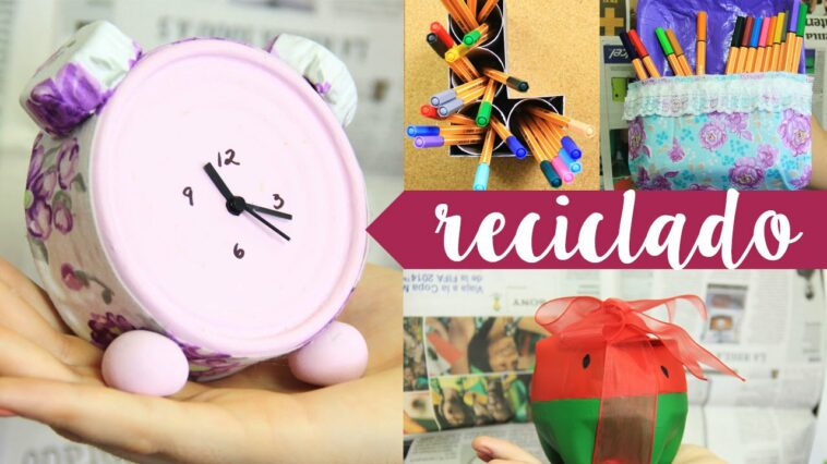 Manualidades con material reciclado / Megatuto ESPECIAL ✎ Craftingeek