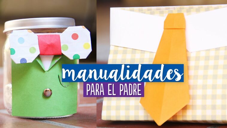 Manualidades para el día del padre  / 5 IDEAS de REGALO para PAPÁ ✎ Craftingeek