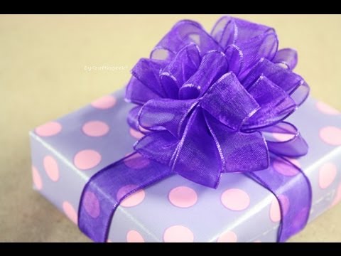 Moño Pom Pom - Puffy - How to: Gift Bows