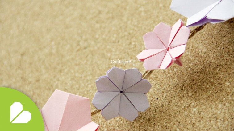 Origami: Flor de Cerezo // Cherry Blossom