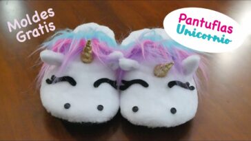 PANTUFLAS DE UNICORNIO - Tutorial