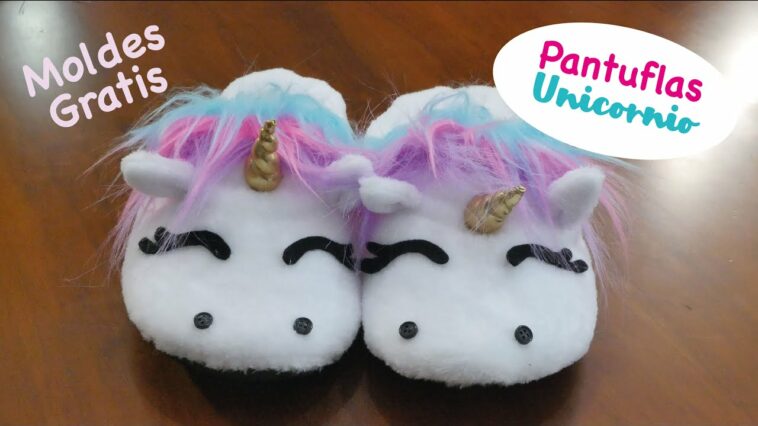 PANTUFLAS DE UNICORNIO - Tutorial