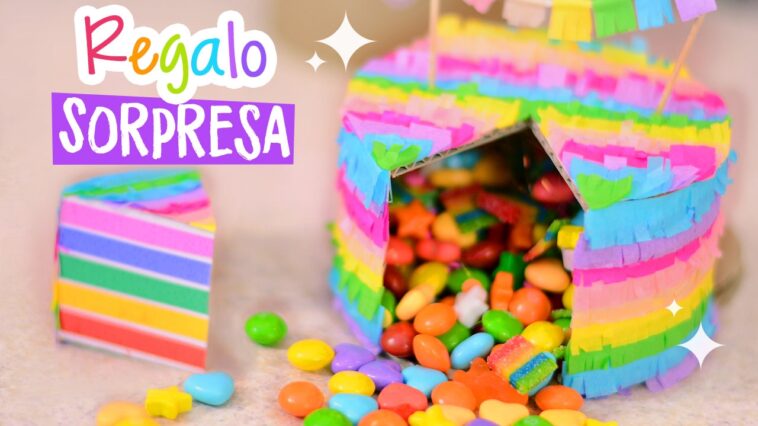 PASTEL SORPRESA el REGALO más lindo de CUMPLEAÑOS  ✄ Mis Pastelitos y Craftingeek