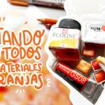 PINTANDO CON TODOS MIS MATERIALES NARANJAS ?