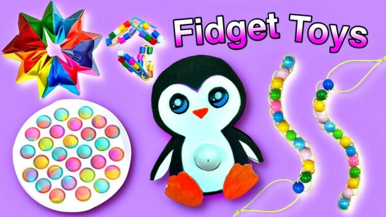 POP IT! HAZLO TÚ MISMO - 7 IDEAS FÁCILES DE FIDGET TOYS por GIRL CRAFTS