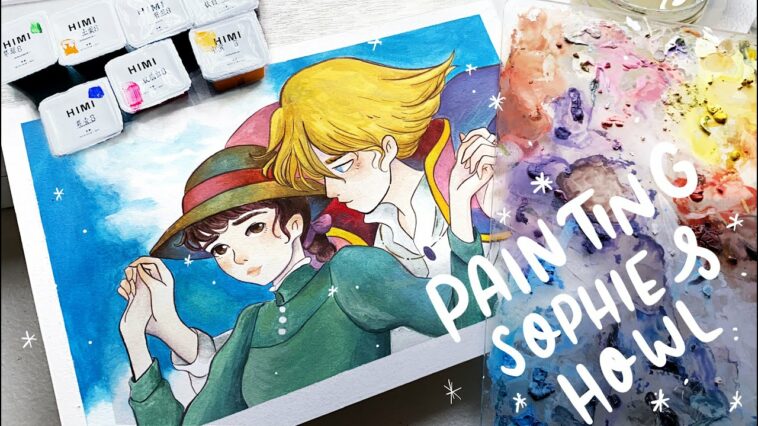 Painting Studio Ghibli Scenes ? Sophie & Howl